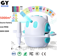 Robot de dessin pour enfants, 150 cartes éducatives, jouet de peinture interactif intelligent à commande vocale, Montessori, en plastique, unisexe, âges 3-8, Chine, anniversaires