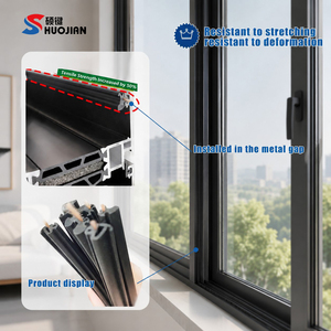 Tira de Sellado de <span class=keywords><strong>Goma</strong></span> EPDM Duradera con Aislamiento Térmico <span class=keywords><strong>para</strong></span> Aplicaciones en Puertas y Ventanas de <span class=keywords><strong>Aluminio</strong></span> y Vidrio, Productos de <span class=keywords><strong>Goma</strong></span> - Product Image 1