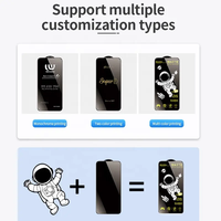 Protection d'écran en verre trempé personnalisée, logo OEM, emballage ODM, protections d'écran personnalisées pour iPhone, Samsung, Xiaomi, Oppo