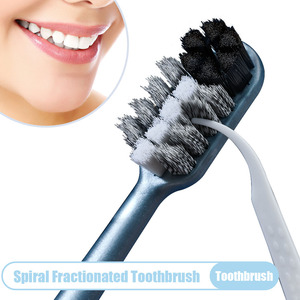 מברשות שיניים ידניות פרימיום בהתאמה אישית לשימוש ביתי למבוגרים עם זיפים קשים, עיצוב ארגונומי וידית PP - Product Image 4