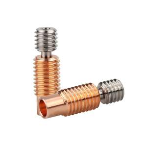 Brise-chaleur en titane et cuivre bimétallique haute température compatible avec l'imprimante 3D <span class=keywords><strong>V6</strong></span> Hotend Prusa i3 MK3 MK3S Volcano Hot End - Product Image 3