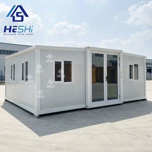 大型预制模块化20英尺30英尺40英尺可扩展集装箱房屋预制运输住宅厨房建筑房地产 - Product Image 1