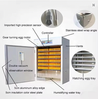 Incubateur d'œufs automatique Farm Use1848 pour poulets, canards, cailles, oies, autruches, éclosion d'œufs 220v, incubateur et machine à éclore pour poulets