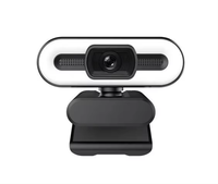 Kamera Web Laptop HD 1080P dengan mikrofon, kamera Web komputer PC dengan lampu isi dapat diputar untuk Video Youtube