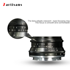 7artisans <span class=keywords><strong>35mm</strong></span> F1.2 Objectif pour Sony E/<span class=keywords><strong>Nikon</strong></span> <span class=keywords><strong>Z</strong></span>/pour Fuji XF APS-C Manuel Mirrorless Fixed Focus Lens A6500 A6300 X-A1 - Product Image 5