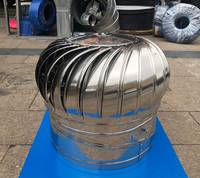 Ventilateur de toit à énergie éolienne Whirlybird en acier inoxydable industriel sans alimentation