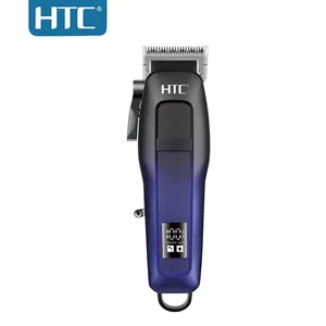 HTC AT-708 Low Noise Hair Clipper Professional Fashion Design Barber Rechargeable Hair Clipper
