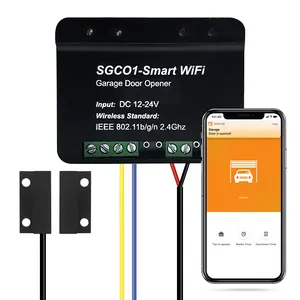 ยักษ์ SGC01รับหนึ่งช่อง12-24โวลต์ประตูโรงรถประตู WiFi รับ
