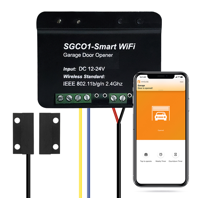 Giant SGC01 2.4GHz ABS Material One Channel 12-24V Garage Door Gate WiFi Receiver