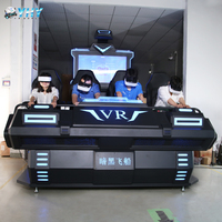 Fauteuil de réalité virtuelle 9D, écran 42 pouces, 4 places, pour jeux vidéo en promotion en chine