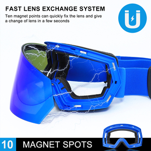 Gafas de Esquí con Protección UV400, Lentes Polarizadas de Espejo, Gafas de Snowboard, Gafas Deportivas Magnéticas de Seguridad para Esquí, Logotipo Personalizado OEM - Product Image 3