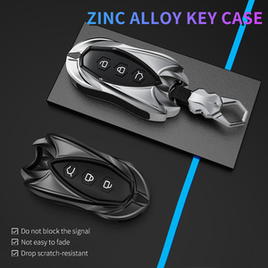 Porte-clés de voiture de haute qualité porte-clés en <span class=keywords><strong>cuir</strong></span> allié pour Baojun 510 730 360 560 RS-5 530 630 pour Wuling Hongguang S - Product Image 2