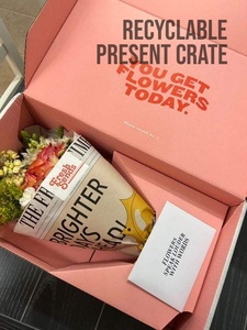 ODM Design Sustainable <b>Mailing</b> Solutions Custom Flower Shipping <b>Box</b> 100% Recyclable Corrugated Gift Packaging - Product Image 4