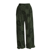 Wholesale Summer Fashion Soft Milk Silk Leg Pants Hawai Floral Print High Waist Casual Trousers for Adults