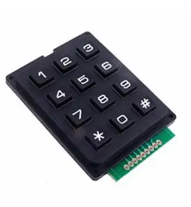 3x4 Matrix Keyboard Keypad Module Use Key PIC AVR Stamp Sml 3 * 4 Plastic Keys Switch Controller