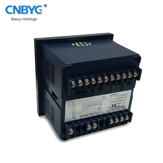 CNBYG Industrial Automatic Intelligent Compensator JKW5 Loop Reactive Power Factor Controller Made in China