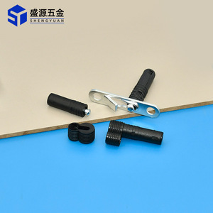 Shengyuan Furniture Sliding Buckle Two In One Invisible Connector For Wardrobes Hole Free Concealed Elastic Telescopic Fasteners - Product Image 2