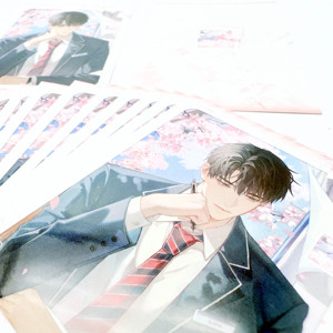 Cartes d'exposition d'anime personnalisées de haute qualité, papier artistique, impression numérique, logo en relief, cartes postales holographiques arc-en-ciel - Product Image 4