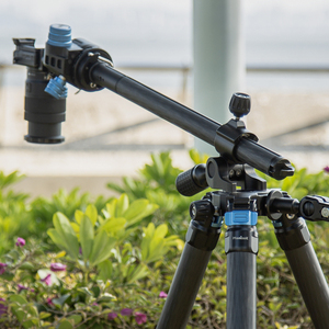 Manizek tp505 sợi carbon DSLR SLR Tripod <span class=keywords><strong>Kit</strong></span> cho ngoài trời và studio chụp ngang trên cao đứng - Product Image 5
