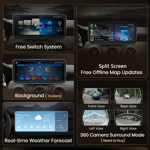 Junsun Android Auto Autoradio pour Benz Classe a W176 C117 X156 W463 2013 2014-2018 Wireless CarPlay Multimedia GPS 2din - Product Image 4