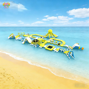 Heetverkopende opblaasbare zomerwaterattracties voor watersporten in het park, draagbare zwem- en drijfartikelen van duurzaam PVC - Product Image 2