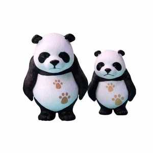Figurines d'animaux miniatures en PVC Panda pour la décoration de la maison, ornement de style chinois - Product Image 5