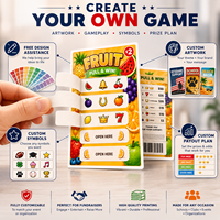 Boletos de Raspar Temáticos de Frutas de Calidad Premium, con Información de Seguridad, para Clubes, Juegos, Promociones, Recaudación de Fondos y Beneficencia