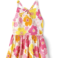 Robes d'été sans manches à bretelles pour filles, couleurs personnalisées, imprimé floral, robe décontractée pour filles, légère et respirante