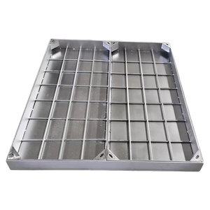Couvre-égouts invisibles en acier inoxydable HESUN, qui s'intègrent parfaitement au sol, adaptés aux parcs et aux zones touristiques. - Product Image 1