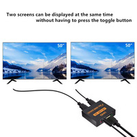 Adaptateur séparateur HD-MI 1x2 Convertisseur HDTV 1 entrée 2 sorties Hub vidéo audio 4K HD pour Xbox PS4 DVD TV Moniteur Écran Ordinateur portable