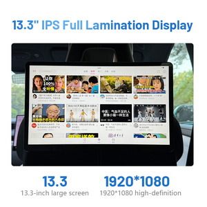 Venta al por Mayor de Pantalla de Entretenimiento para Asientos Traseros de 13.3 Pulgadas, Compatible con Niños, Sincronización de Pantalla, Dos Películas Diferentes, Sin Bloqueo Regional, para Denza, BMW, BYD, Trumpchi - Product Image 5