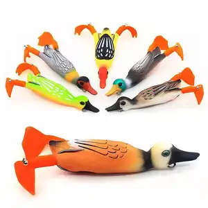 Leurre de pêche en plastique souple grenouille méné coulant crayon eau salée manivelle en vrac 3D thon japonais Popping leurre pour la pêche pour la pêche