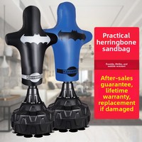 Sac de frappe humanoïde autoportant pour adultes, idéal pour l'entraînement de Sanshou et de lutte, en polyuréthane, 10 kg