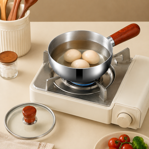 Single Handle Walnut Bowl Household Metal Snack Egg Noodle Salad Milk <b>Pot</b> <b>for</b> Mixing <b>Pot</b> - Product Image 3