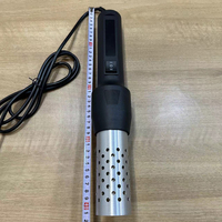 Allumeurs de barbecue en gros, allume-charbon métallique, volume d'air 500L/min, 2000W, avec cordon, pour foyer et bois, poignée en plastique