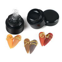 Gel UV de modelage solide non toxique et écologique pour nail art, style pudding, inspiré des créateurs français et coréens, vente chaude en usine
