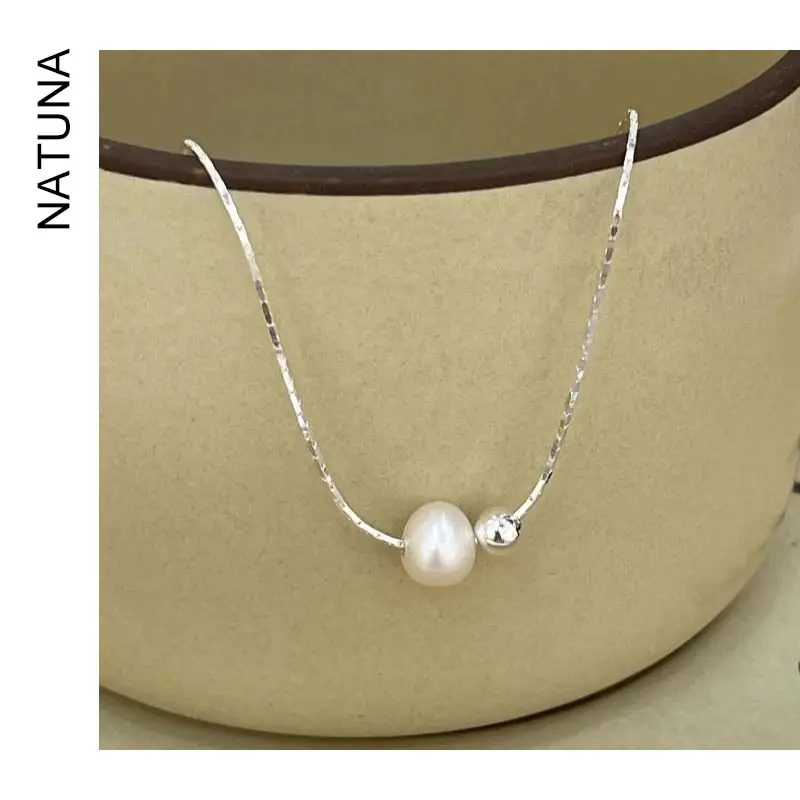 Nuove collane di gioielli di moda di vendita calda ciondoli in argento Sterling 925 per gioielli che fanno collana con ciondolo di perle per la vita quotidiana