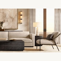 OEM Midcentury Artisans Hand Hammer Chair American Luxury Home Furnishing Thadds Slope Arm Chair para dormitorio Villa cafe