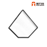 Nuanwanjia - Espaciador de Aluminio y Butilo Flexible para Ventanas de Doble Vidrio Aislante, con Borde Cálido