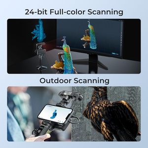 Escáner 3D Cr-Scan Ferret Pro con Precisión de 0.1mm, 60FPS, Sensor CMOS Inalámbrico, Habilitado para Impresión - Product Image 5