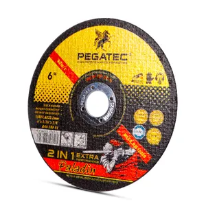 PEGATEC 4.5 5 6 7 9 14 pouces outils abrasifs disque de coupe en métal Inox roue de coupe 150x1.6x22.2mm disque de coupe pour métal