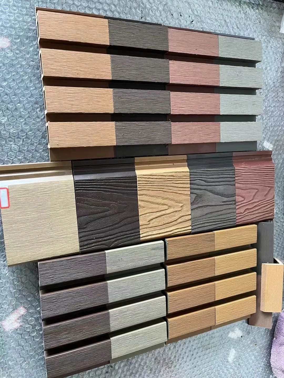 SONSILL-cubierta de madera en relieve 3D para exteriores, impermeable, wpc, suelo compuesto
