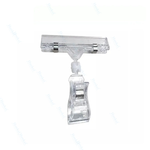 Clip Transparente de Plástico para Exhibición en Supermercados, Portaetiquetas de Precio, Clip para Etiquetas, Portaetiquetas para Comercio Minorista - Product Image 3