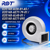 Ventilador Centrífugo Original G2E140-AI28-01-A5 AC 230V 140mm 282CFM de Curva Directa para Reemplazo en Gabinetes HVAC
