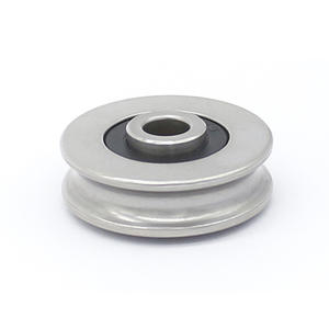 ลูกรอกสแตนเลส S625RS แบบไม่มีลูกปืน รูปตัวยู สำหรับรางเชือก (5*25*8 มม.) ผลิตโดยผู้ผลิต - Product Image 3