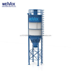 Silo de cemento tipo panel 50 T Silo de cemento de 50 toneladas Tanque de cemento ensamblado Silo de montaje rápido - Product Image 1