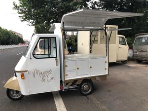 Camion de restauration multifonctionnel d'usine à 3 roues, van à café, bar à bière, chariot à hot-dogs, <span class=keywords><strong>moteur</strong></span> électrique, Ape USA Food Truck - Product Image 6