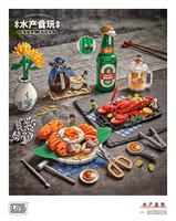 LOZ 1946 Mini Blocs de Construction Éducatifs pour Enfants – Briques Bière et Homard – Cadeau
