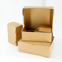 Emballage en papier kraft de haute qualité, design personnalisé, boîte à rabat en carton ondulé avec insert supplémentaire