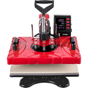 OEM and ODM Red 8 in 1 Heat <b>Press</b> Machine 360 Degree 12x15 Swing Away Design - Product Image 4